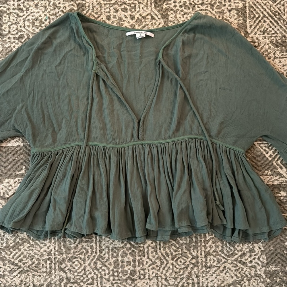 O’Neill Cropped Blouse - Picture 7 of 12